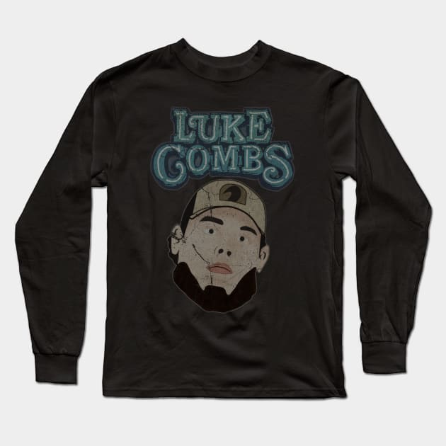 luke combs // vintage Long Sleeve T-Shirt by Super Human Squad